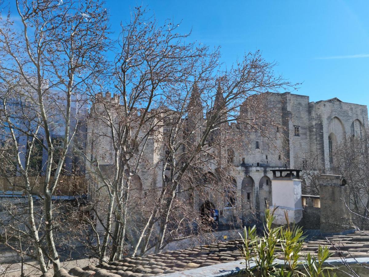 Apartament Un Nid Sur Les Toits Face Au Palais Des Papes Awinion Zewnętrze zdjęcie