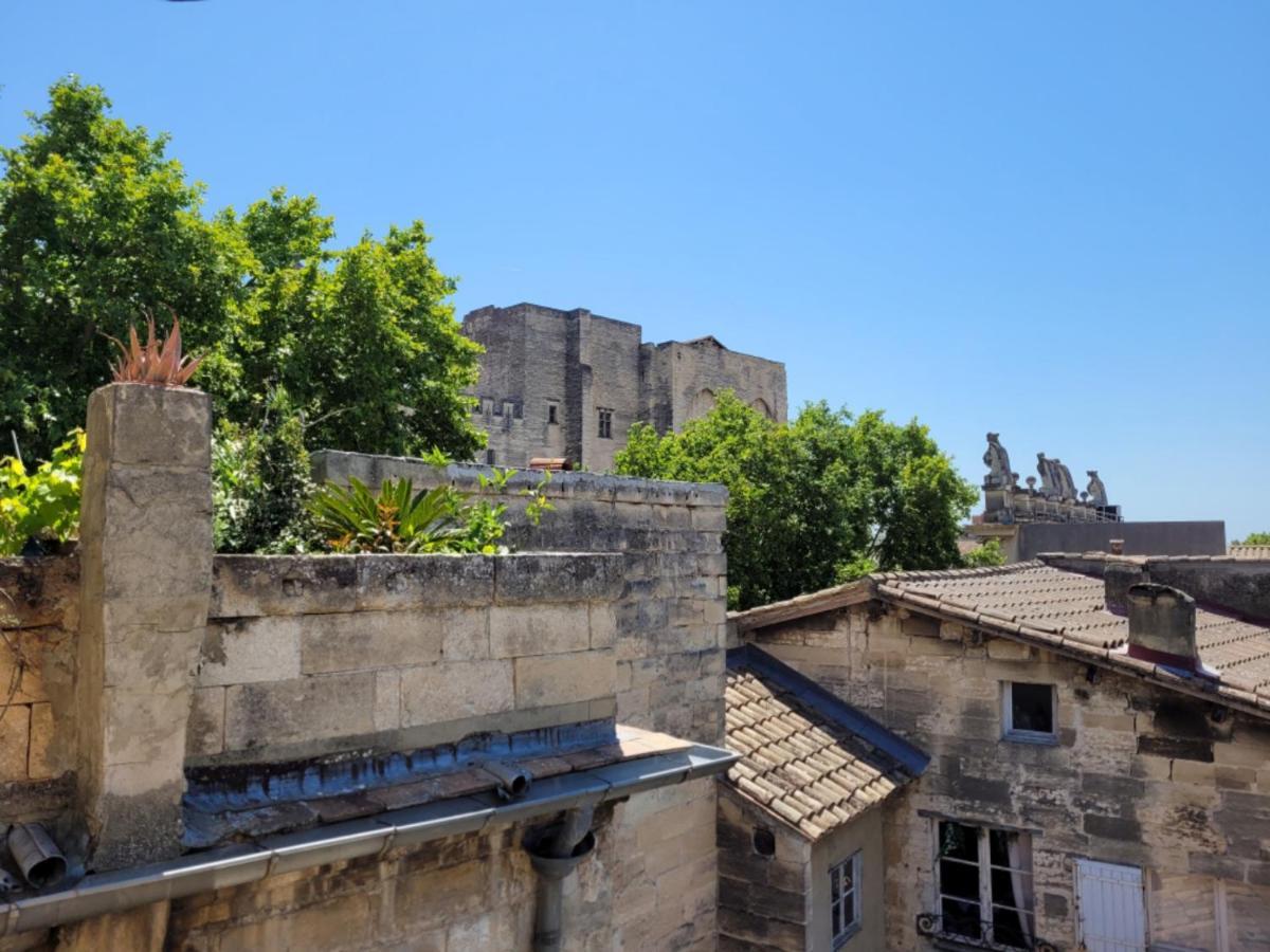 Apartament Un Nid Sur Les Toits Face Au Palais Des Papes Awinion Zewnętrze zdjęcie